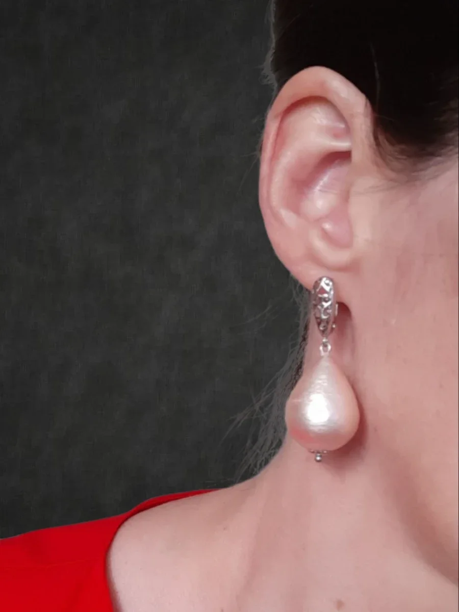 Серьги с жемчугом — КамнеМания, фотография 2