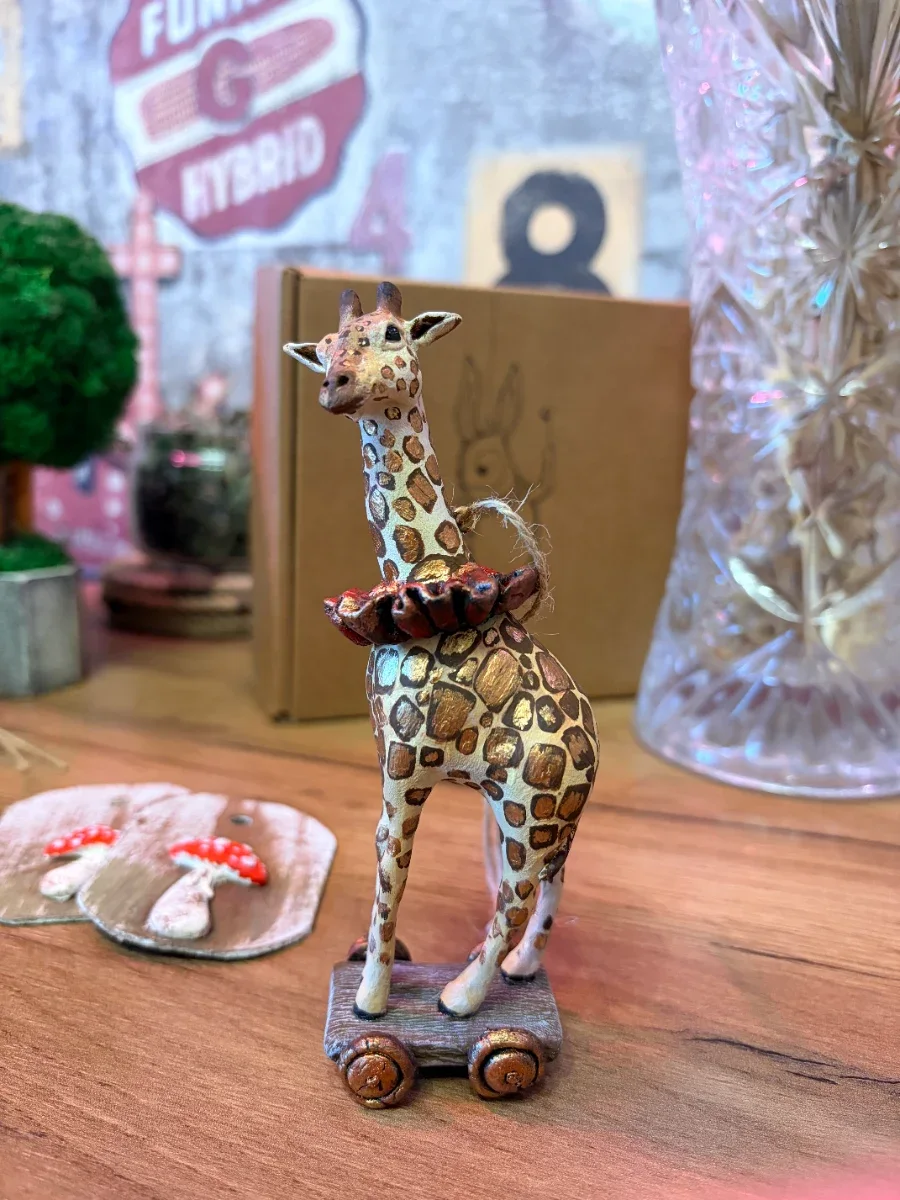 Ёлочная игрушка Цирковой Жираф — Papier_chudes, фотография 2