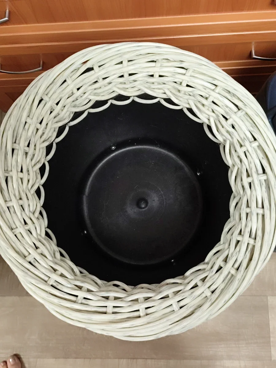 Кашпо амфора из ротанга 70 см — Ротанговый уют, фотография 5