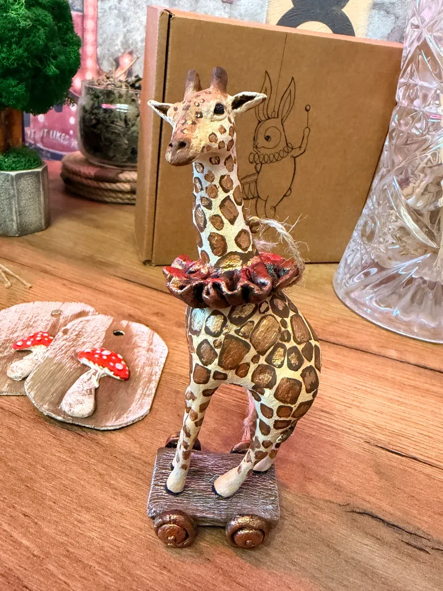 Ёлочная игрушка Цирковой Жираф — Papier_chudes, фотография 1