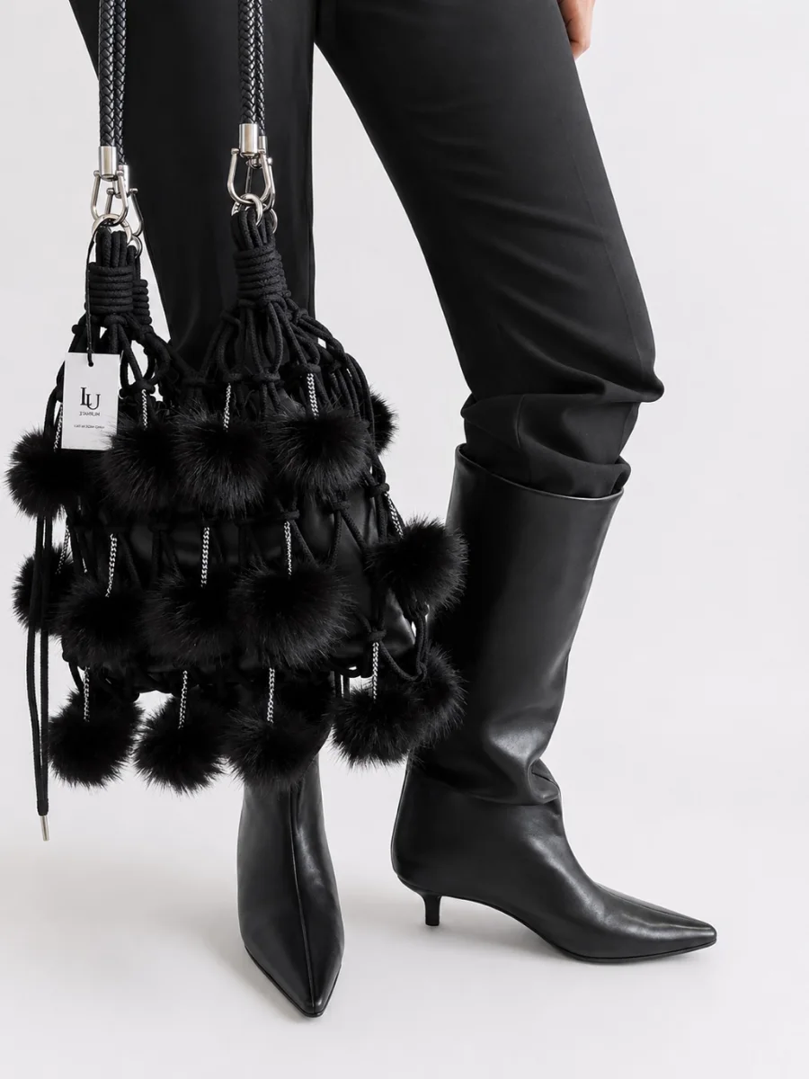 Авоська black FURRY — LU DESIGN, фотография 4