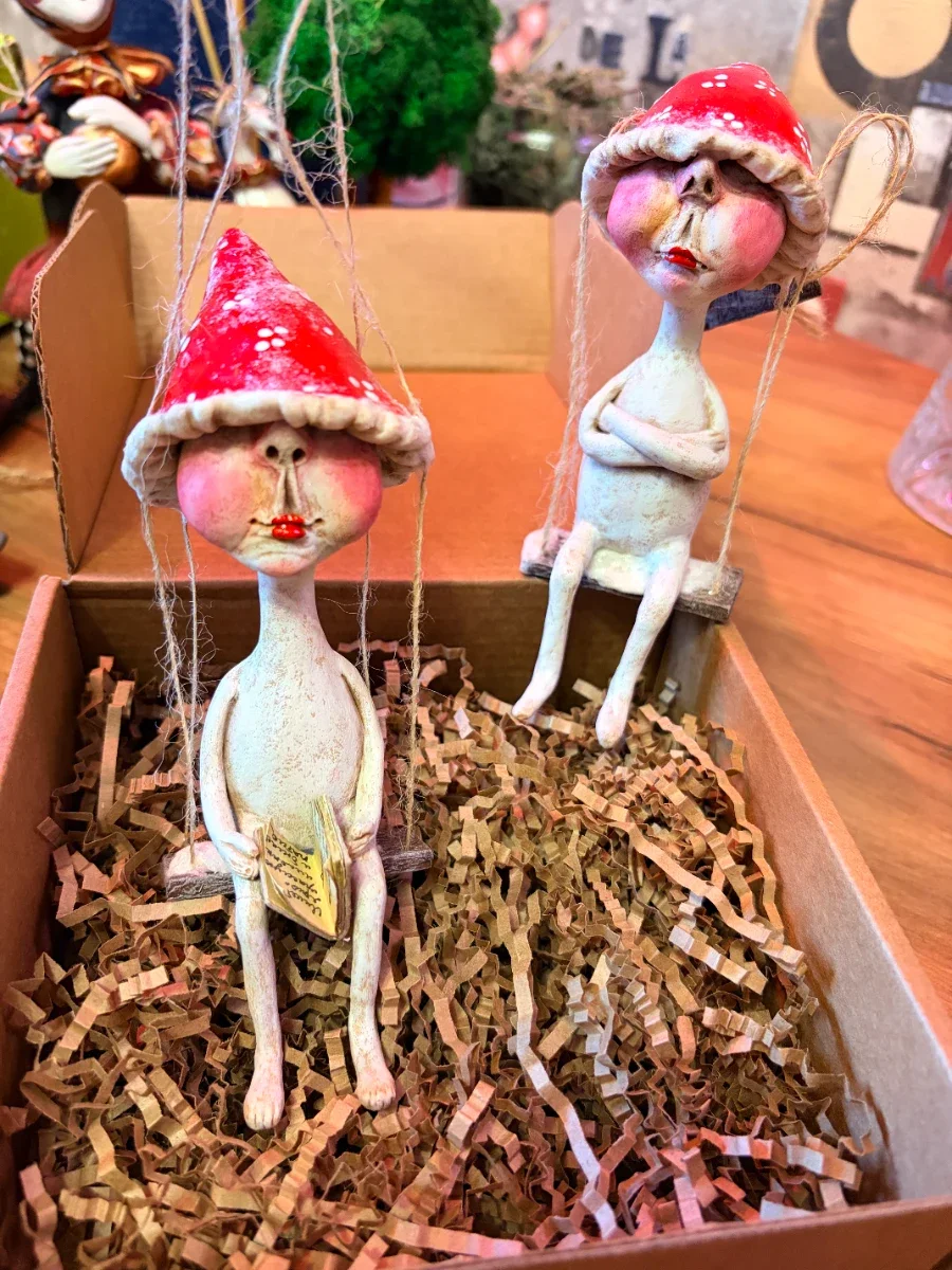 Ёлочгая игрушка Малыш Грибочек — Papier_chudes, фотография 1